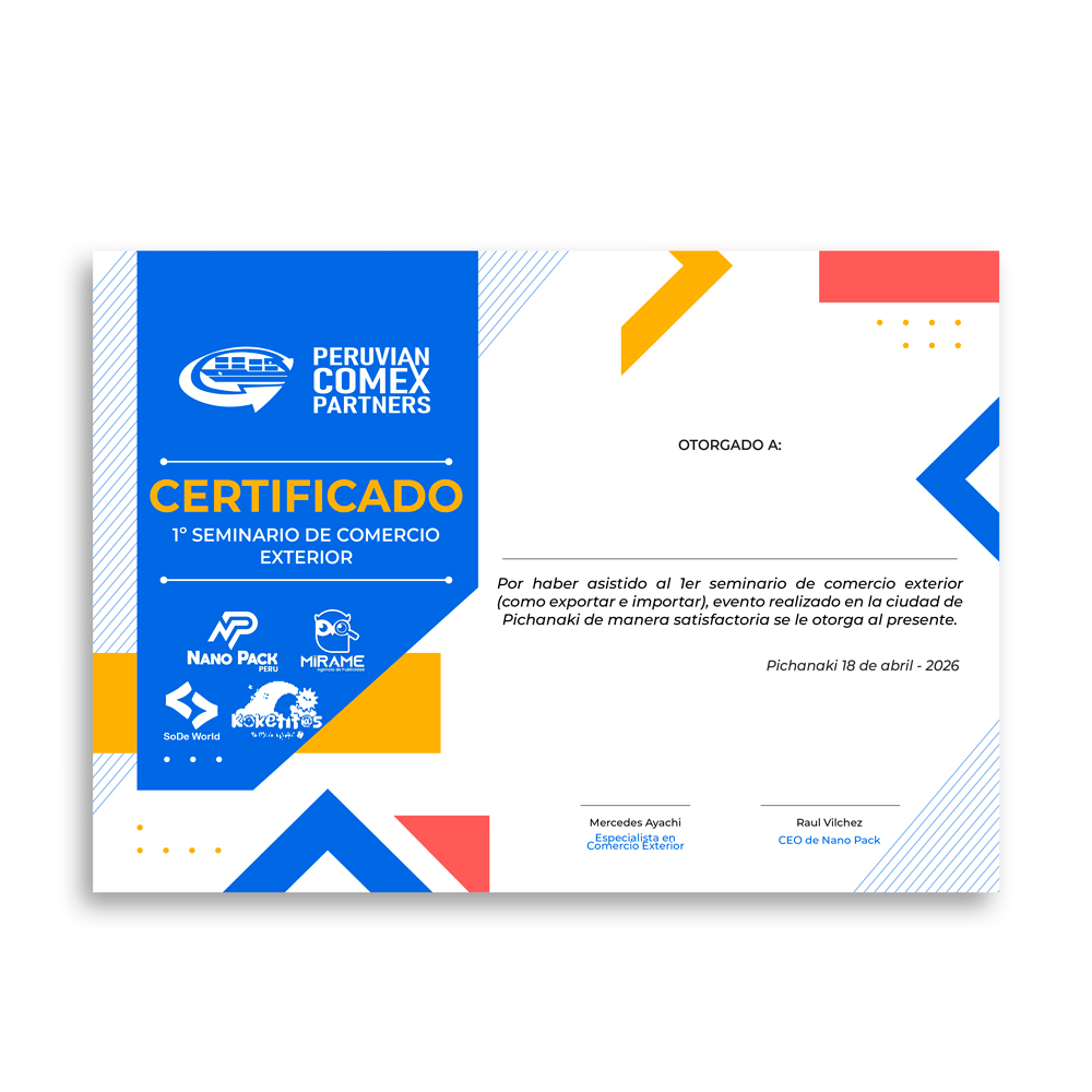 Certificado Acreditado NANOPACK